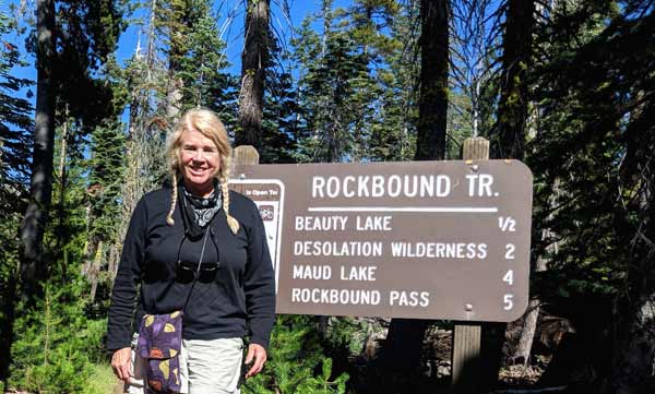 Rockbound Trailhead near Wrights Lake with Anet